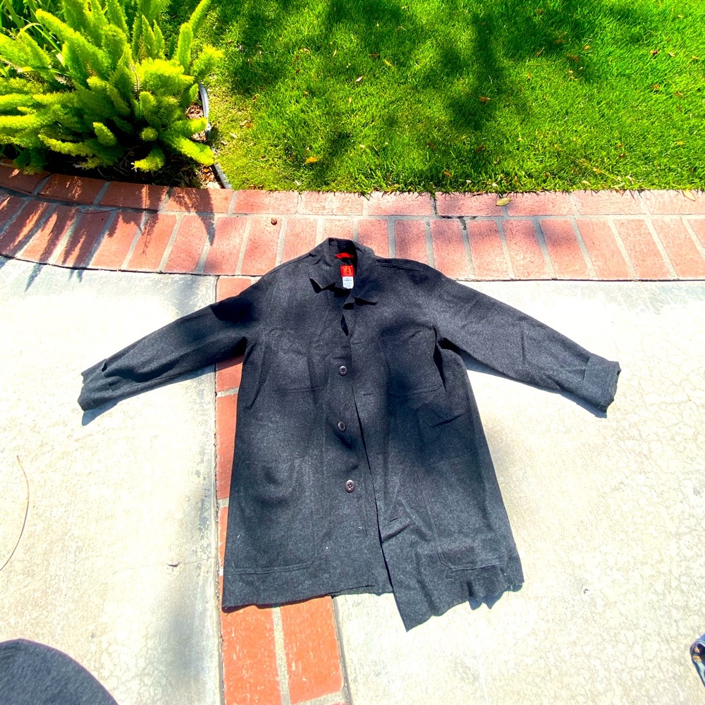 Bensimon charcoal grey shaket size M. Imported from France.